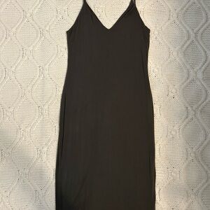 Olive Green Bodycon Midi Dress